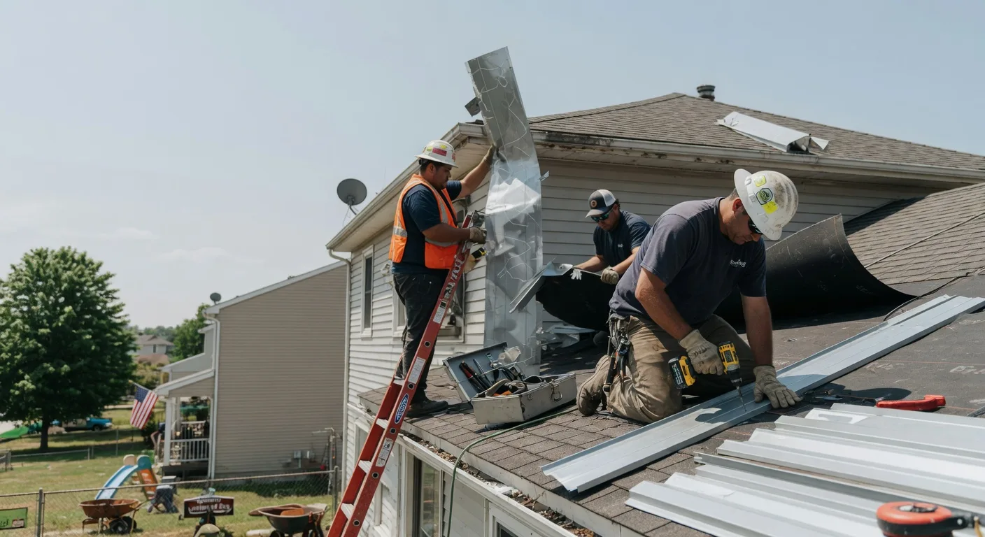 Storm Damage Metal Roof Repair in Rileyville, VA